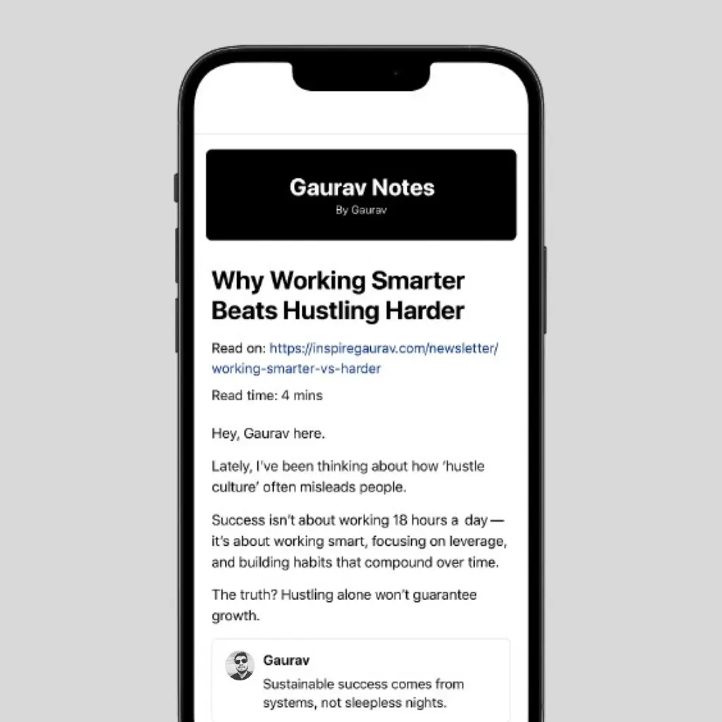 inspiregaurav newsletter
