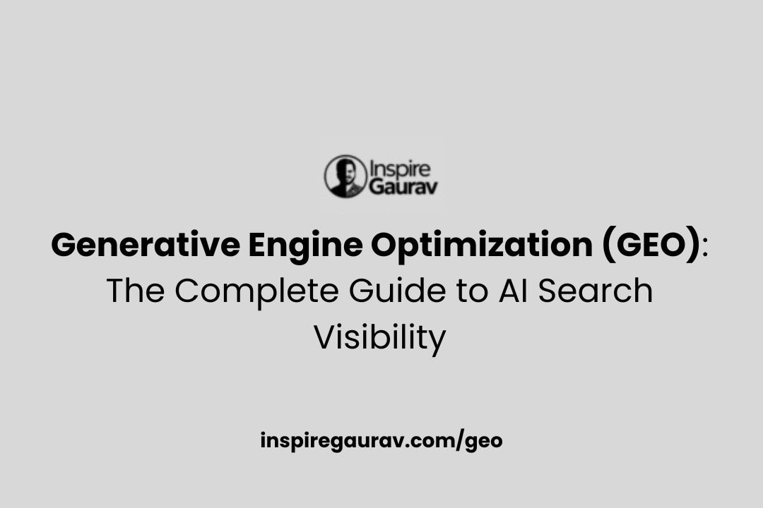 Generative engine optimization guide for AI search visibility